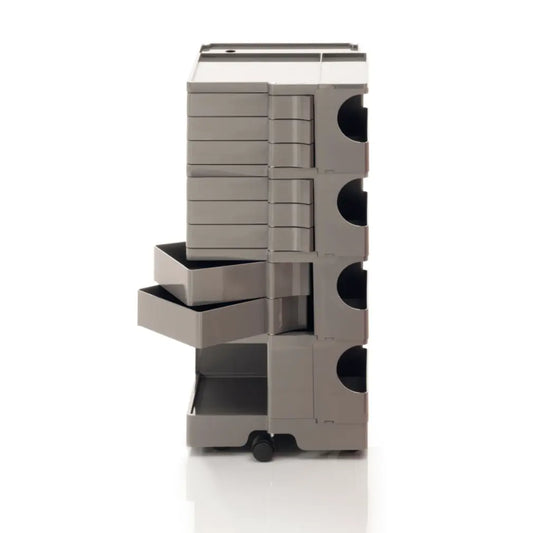 The Boby Trolley Large with 8 drawers, seen here In the colour Cumin. Available exclusively at Bob and Friends.