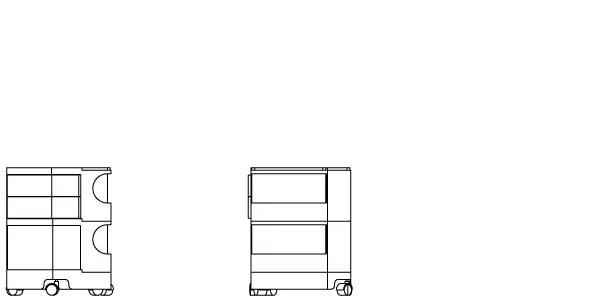 The Boby Trolley Small with 2 drawers. Available exclusively at Bob and Friends.