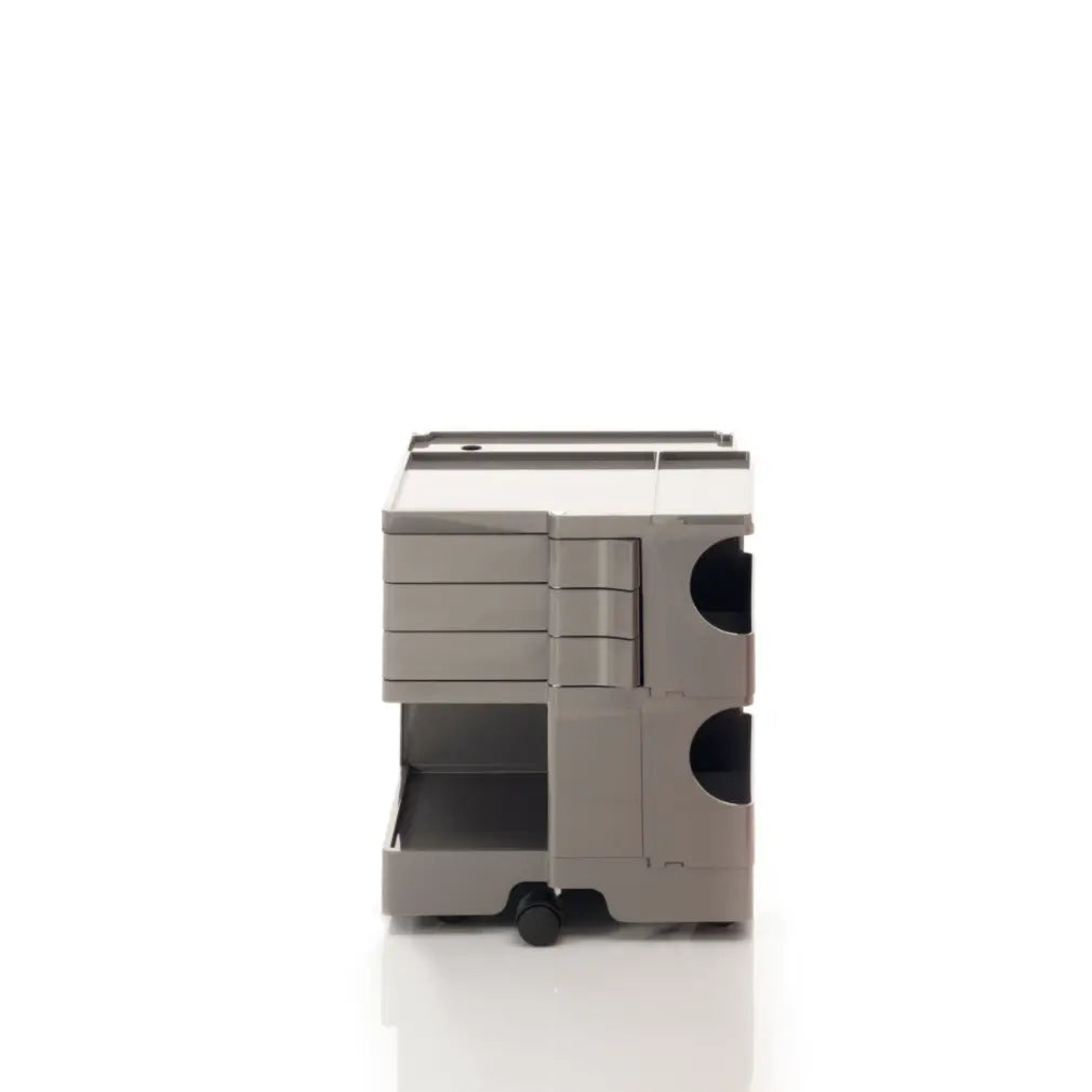 The Boby Trolley Small with 3 drawers, seen here In the colour Cumin. Available exclusively at Bob and Friends.