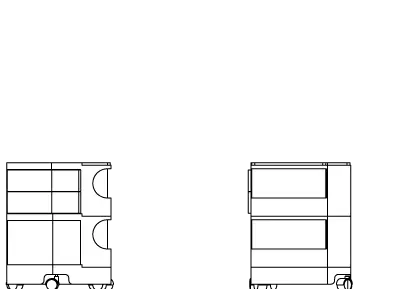 The Boby Trolley Small with 3 drawers. Available exclusively at Bob and Friends.
