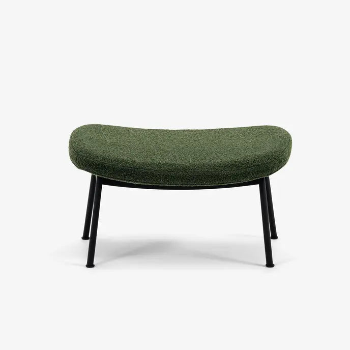 Ella Tubular Lounge Chair-Orsetto-Moss-Black Case Furniture