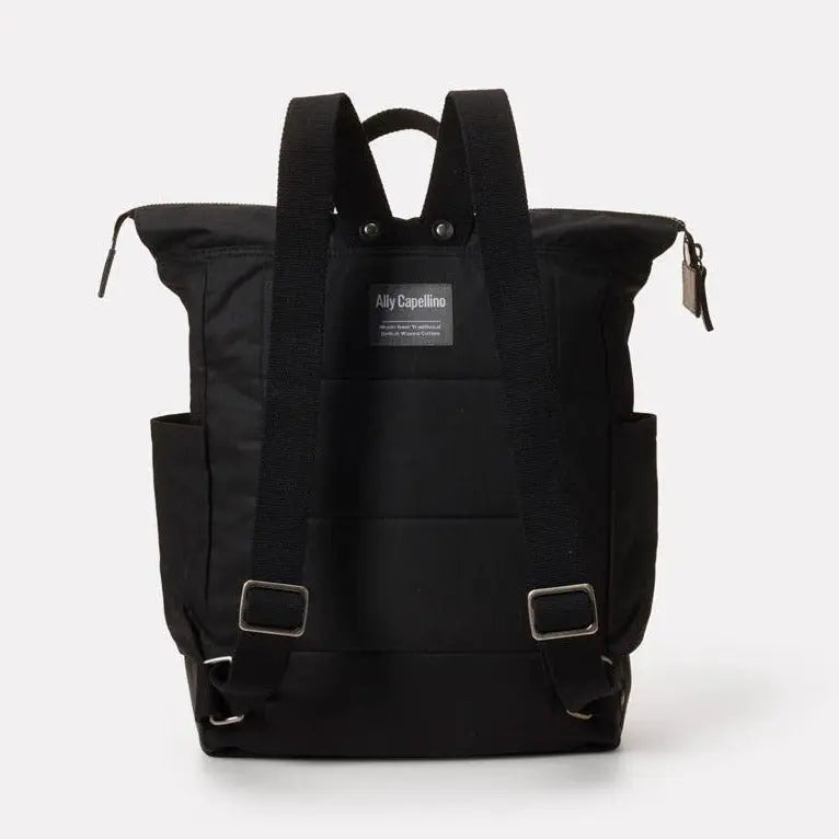 Fin Waxed Cotton Rucksack Ally Capellino