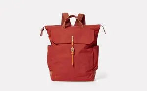 Fin Waxed Cotton Rucksack Ally Capellino