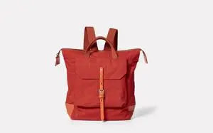 Fin Waxed Cotton Rucksack Ally Capellino