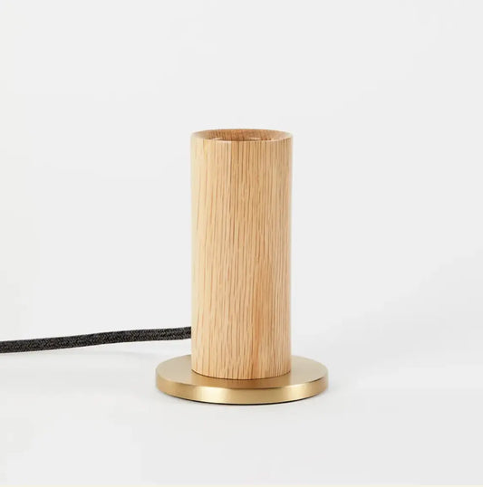 Knuckle Table Lamp Oak Coombes & Gabbie