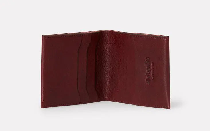 Oliver Leather Wallet Plum Ally Capellino