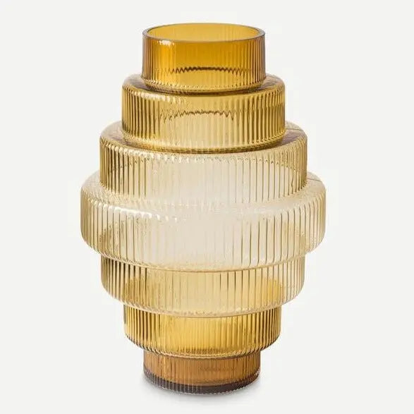 Large Hand Blown Glass Vase