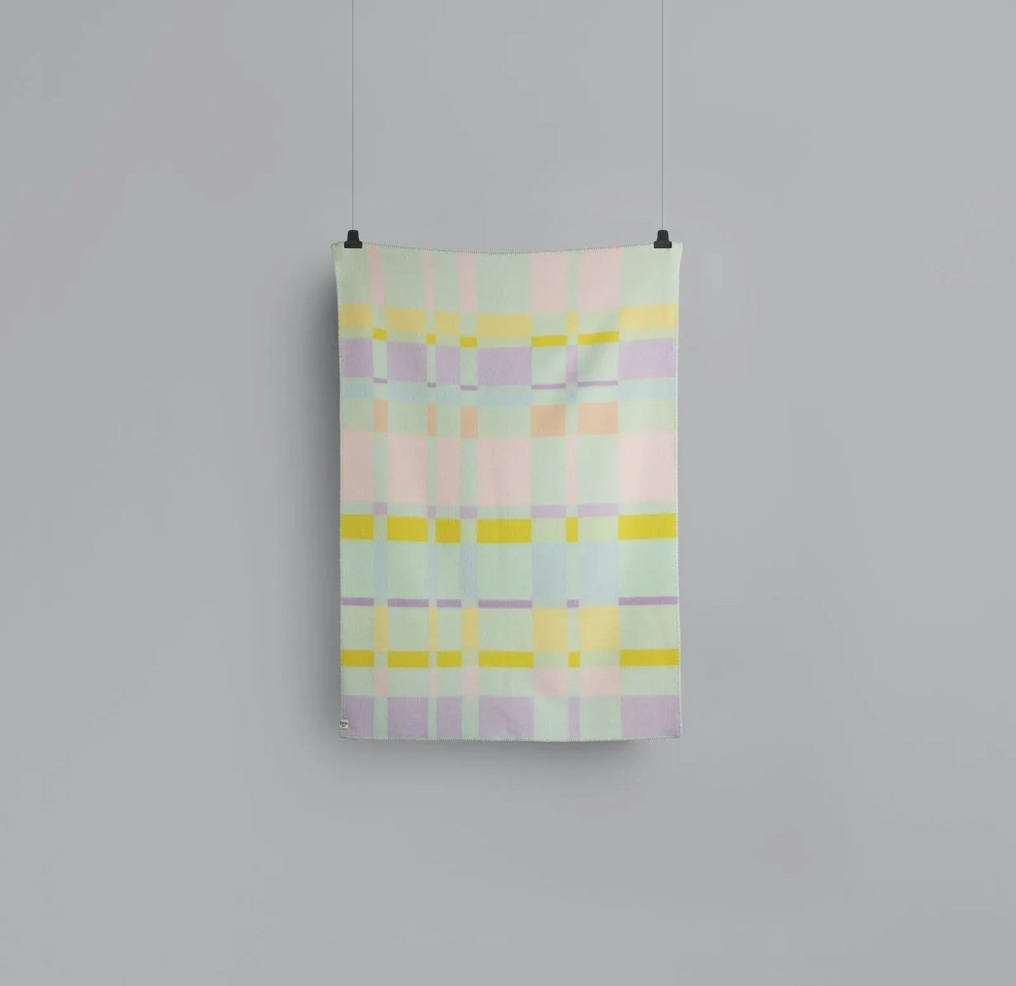 Roros City Pastel throw Roros Tweed