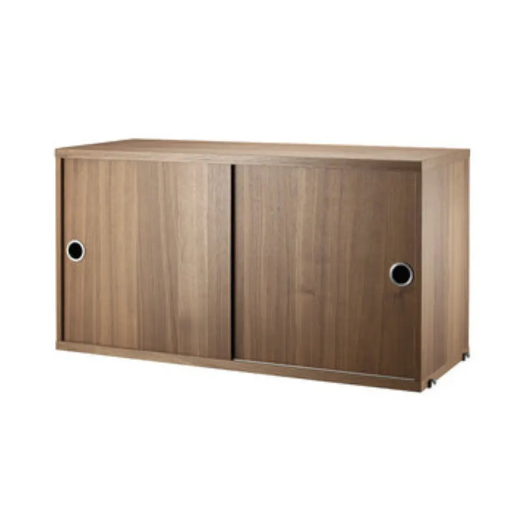 String-Cabinet with sliding doors String