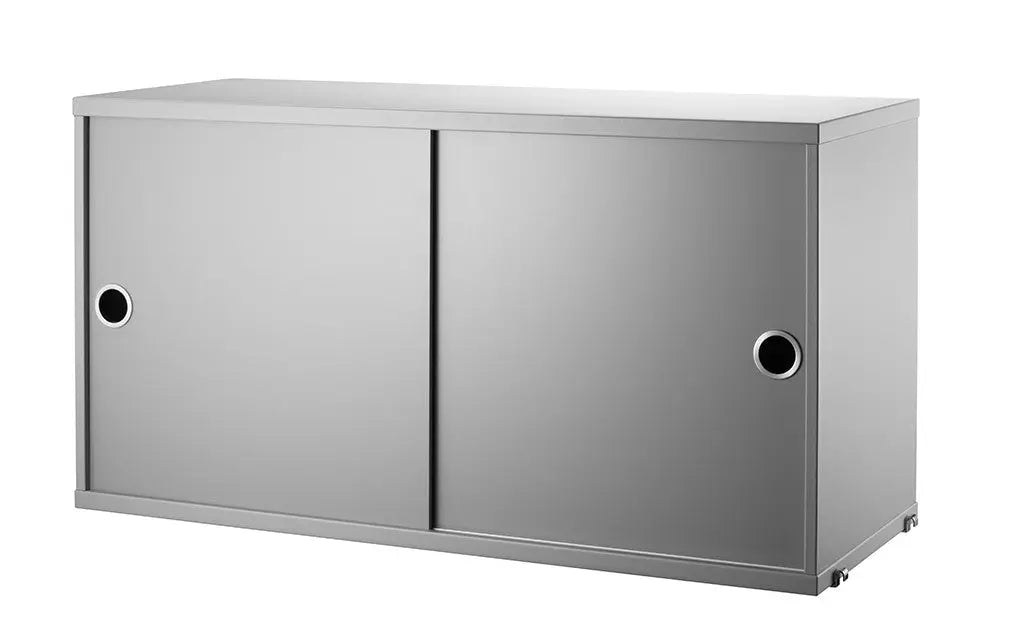 String-Cabinet with sliding doors String