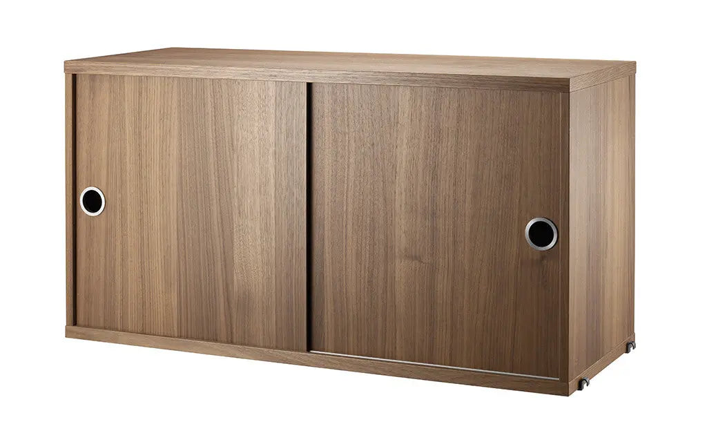 String-Cabinet with sliding doors String