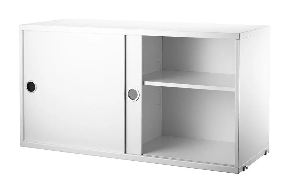 String-Cabinet with sliding doors String