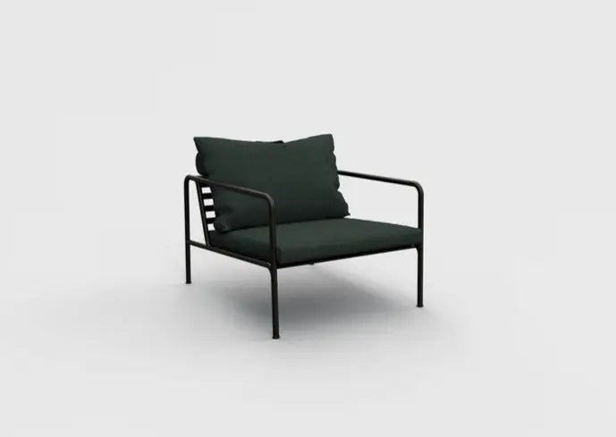 AVON Lounge Chair, Alpine Sunbrella Heritage (50% Recycled content) fabric Danish Furniture Ltd