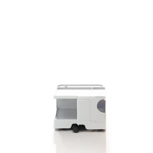 The Boby Trolley Small no drawers, seen here In the colour white. Available exclusively at Bob and Friends.