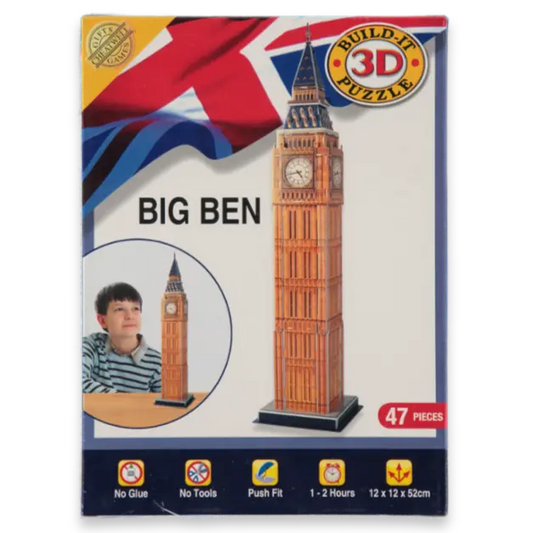 Build it 3D Big Ben Puzzle Cheatwell Games