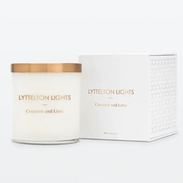 Coconut and Lime Candle L810 Lyttelton Candles