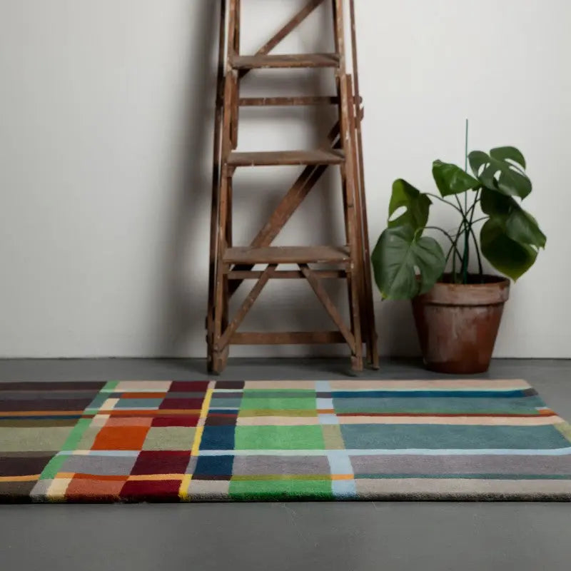 Feilden - Lambswool Block Rug Wallace & Sewell