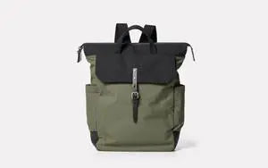 Fin Waxed Cotton Rucksack Ally Capellino