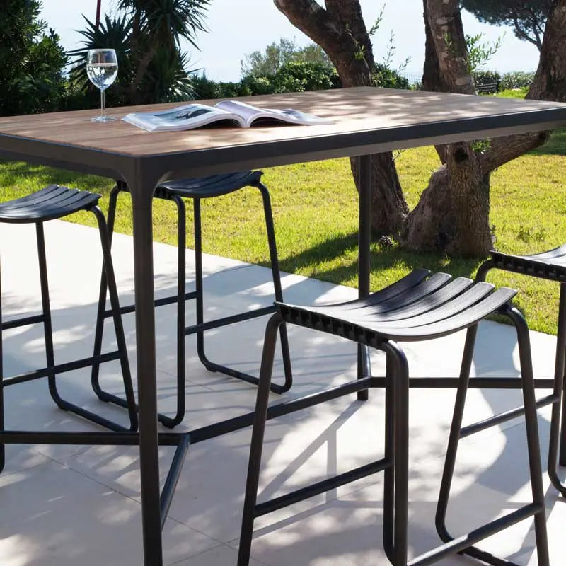 Four Outdoor Bar Leaner Table Äö Bamboo (2 sizes) Danish Furniture Ltd