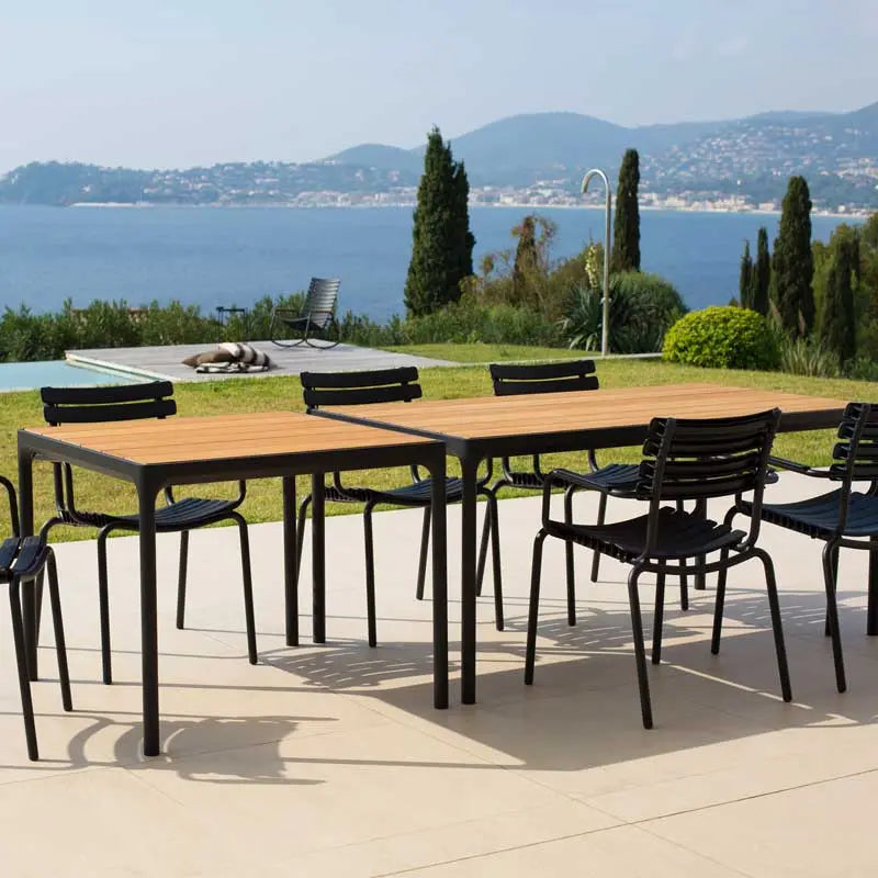 Four Outdoor Dining Table  Bamboo (4 sizes) Danish Furniture Ltd