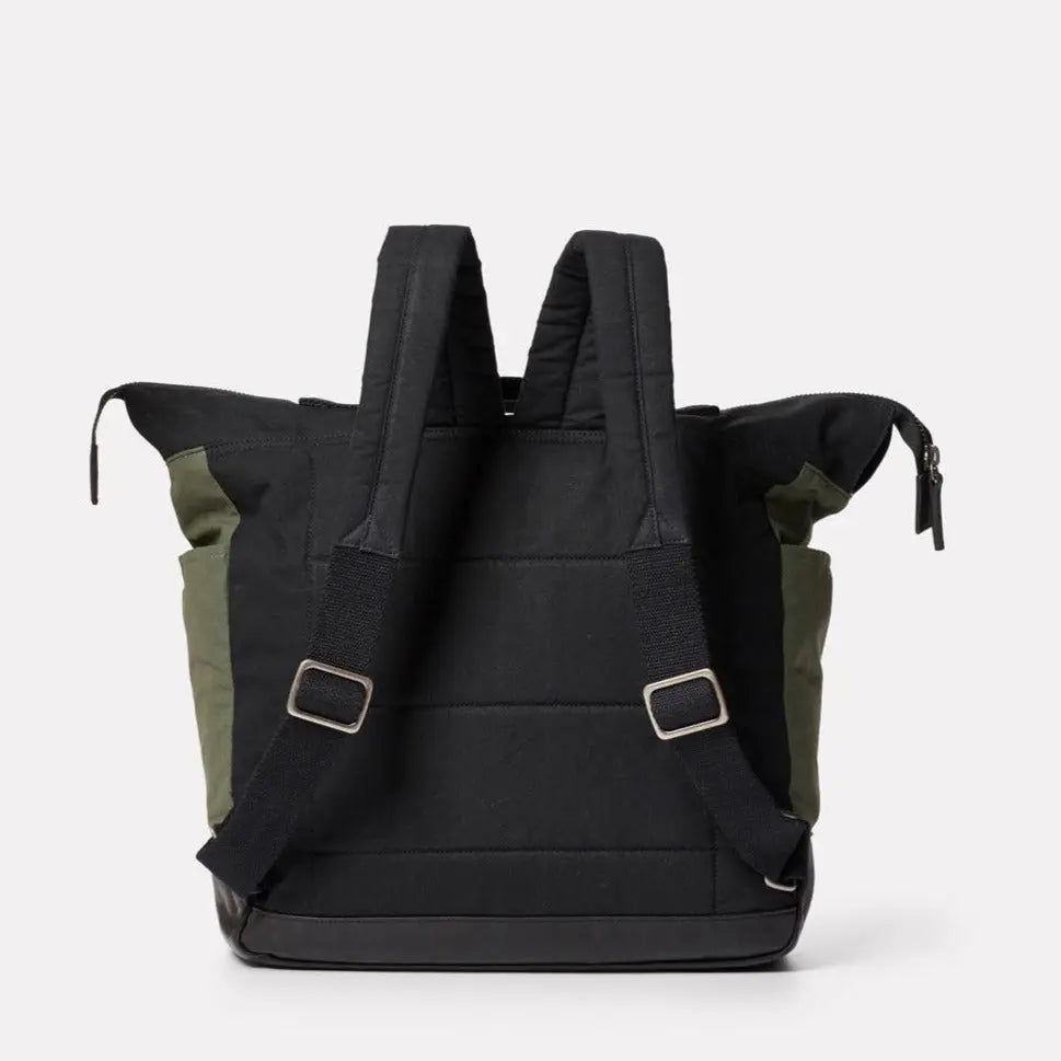 Frank Large Waxed Cotton Rucksack Ally Capellino