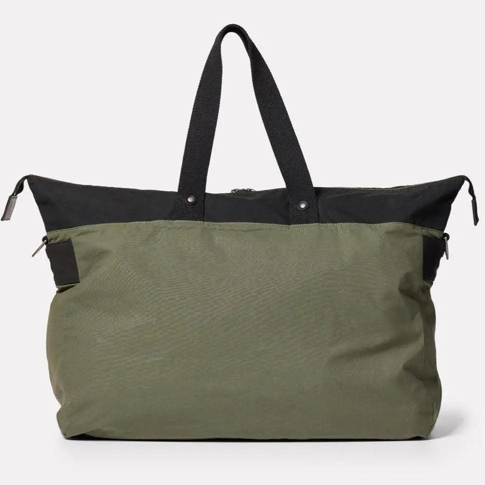 Freddie Hybrid Holdall Black & Olive Ally Capellino