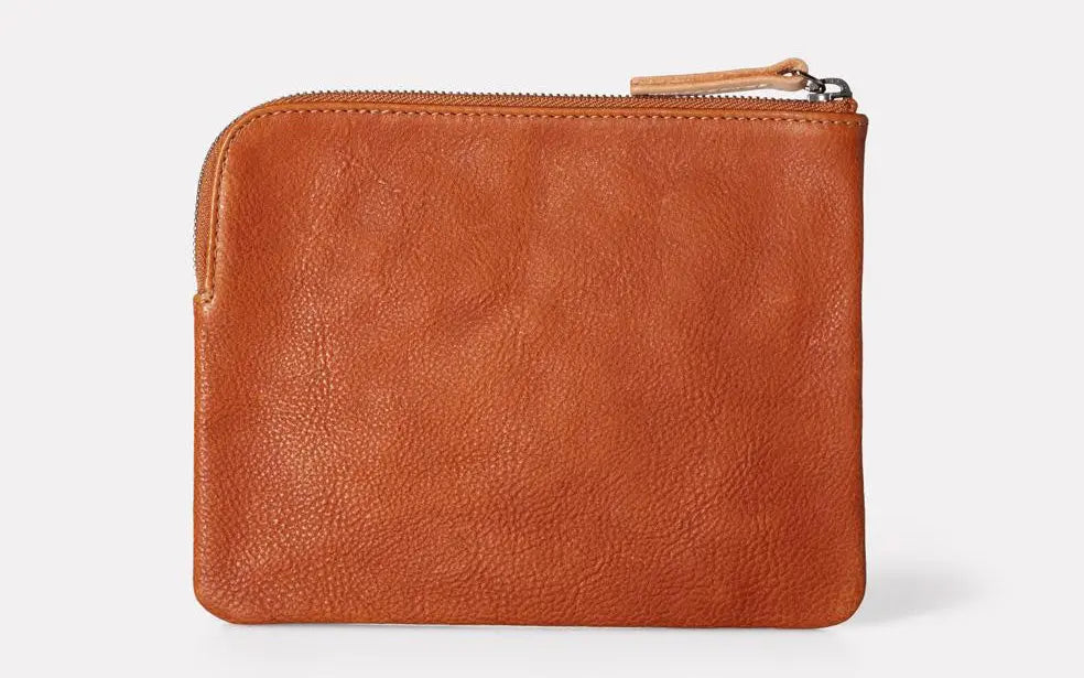 Jan Calvert Leather Purse Tan Ally Capellino