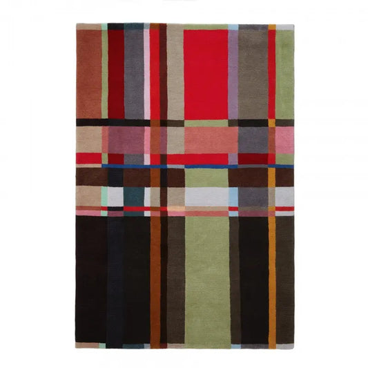 Lasdun - Lambswool Block Rug Wallace & Sewell