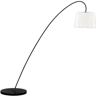 Le Klint -320-Floor Lamp, Snowdrop, Black Inc White  Shade Le Klint