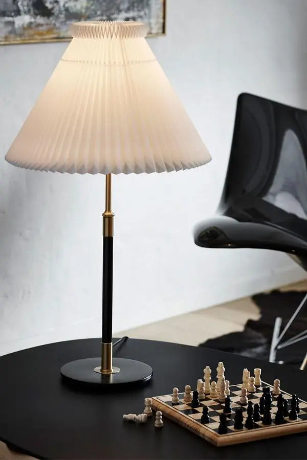 Le Klint-307BRPA-Table Lamp, Brass inc Shade Le Klint