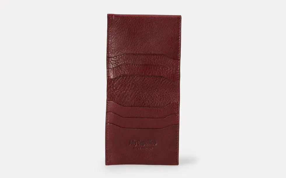 Oliver Leather Wallet Plum Ally Capellino
