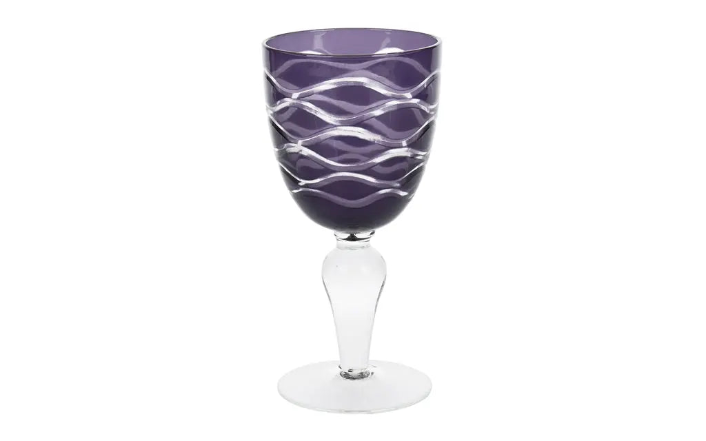 Pols Wine glass set blue and purple Pols Potten