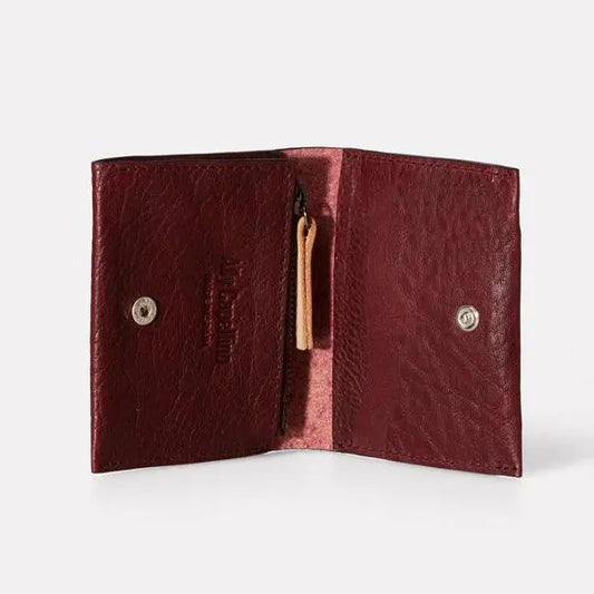 Riley Leather Coin Card Purse Plum Ally Capellino