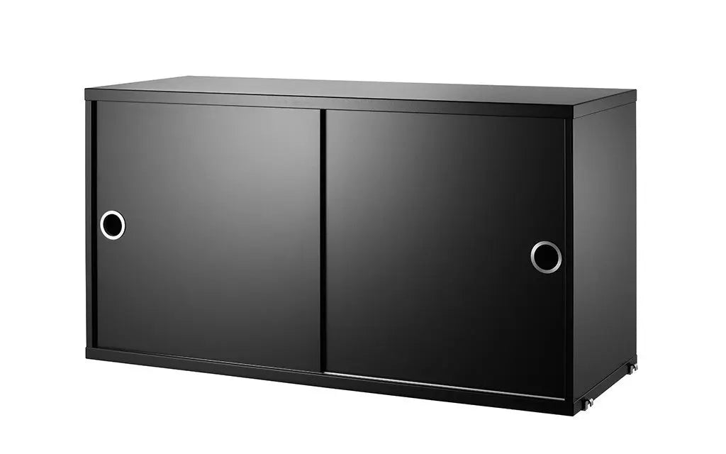 String-Cabinet with sliding doors String