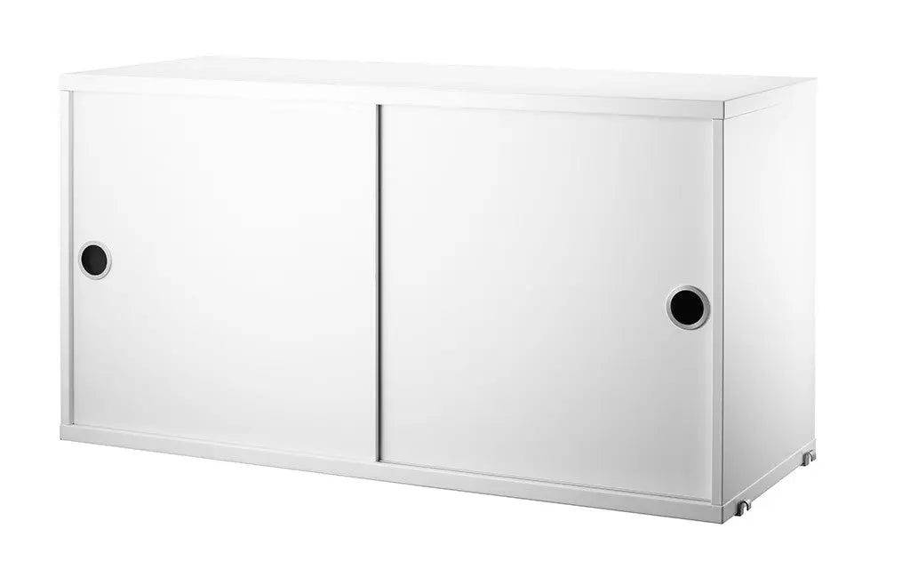 String-Cabinet with sliding doors String
