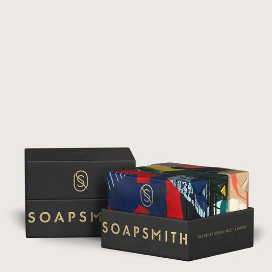 Trio of Soaps Gift Box excluding soap Soapsmith